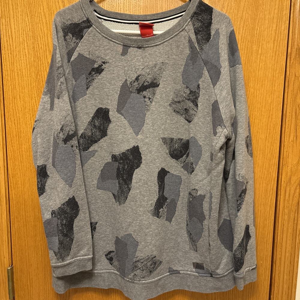 Women's Nike Sportswear Modern Crew SIZE XL Carbon Heather Dark Grey